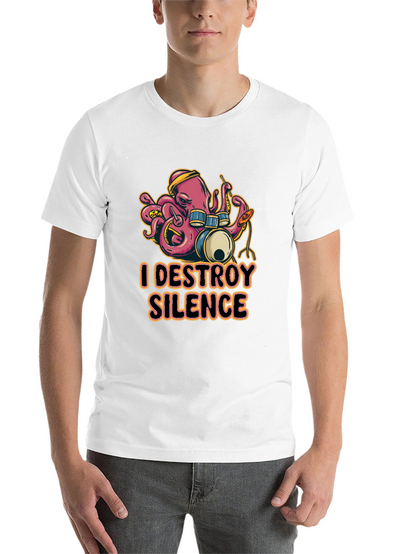 I DESTROY SILENCE Drummer Octopus T-Shirt