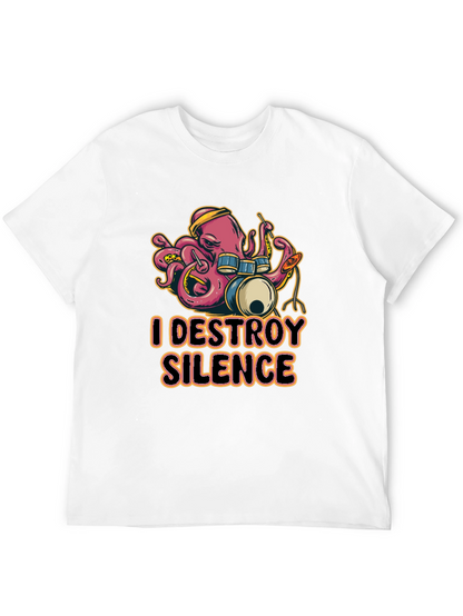 I DESTROY SILENCE Drummer Octopus T-Shirt