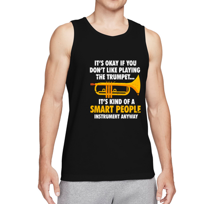 Trumpet Player Smart People Instrument Humor Men Tank Top