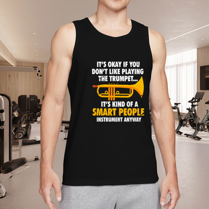Trumpet Player Smart People Instrument Humor Men Tank Top