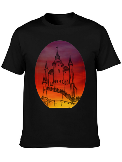 Castle Sunset Graphic Tee