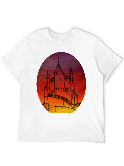 Castle Sunset Graphic Tee