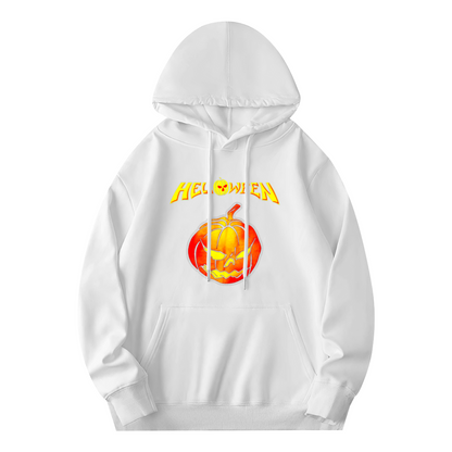 Spooky Helloween Glowing Pumpkin Men¡¯s Hoodie, Warm Fall Comfort
