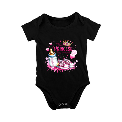 The Princess Has Arrived Pink Crown Baby Girl Coming Home Outfit