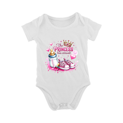 The Princess Has Arrived Pink Crown Baby Girl Coming Home Outfit