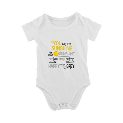 You Are My Sunshine Sweet Heartwarming Baby Bodysuit Gift
