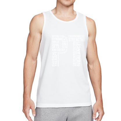 Physical Therapy Word Cloud Therapist Graphic Tank Top