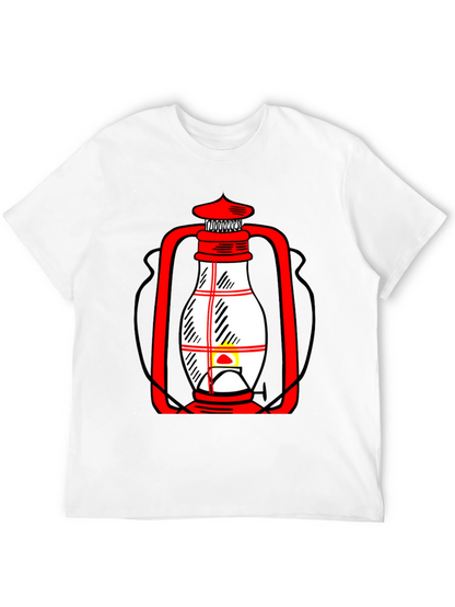 Lantern Graphic T-Shirt - Black Casual Tee