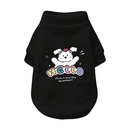 Hello Sweetheart Warm Pet Cardigan Sweater