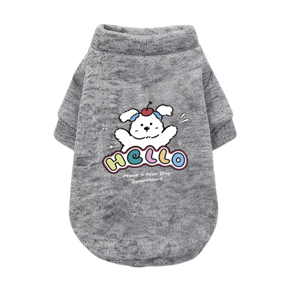 Hello Sweetheart Warm Pet Cardigan Sweater