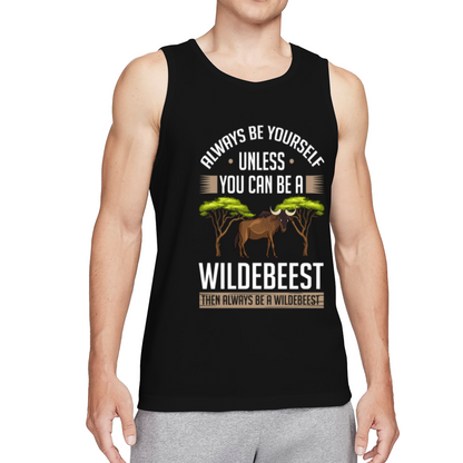 Always Be A Wildebeest Funny Wildlife Humor Men¡¯s Tank Top
