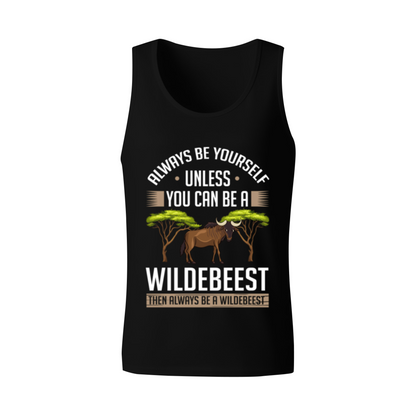 Always Be A Wildebeest Funny Wildlife Humor Men¡¯s Tank Top