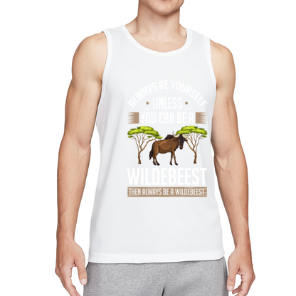 Always Be A Wildebeest Funny Wildlife Humor Men¡¯s Tank Top