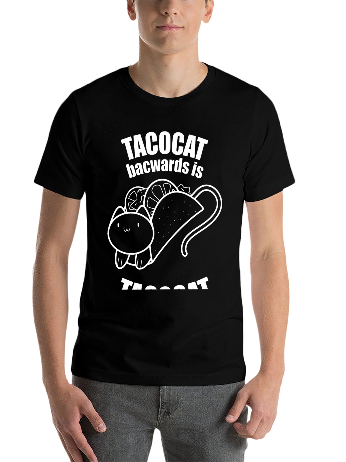 Taco Cat Backwards Funny T-Shirt