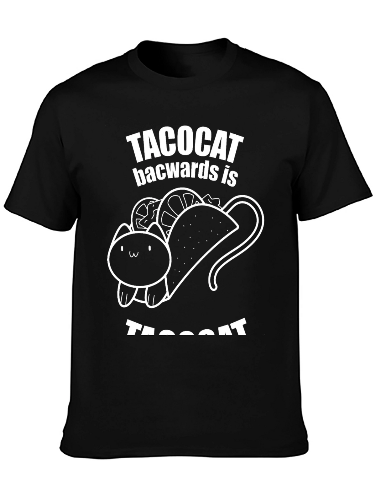 Taco Cat Backwards Funny T-Shirt