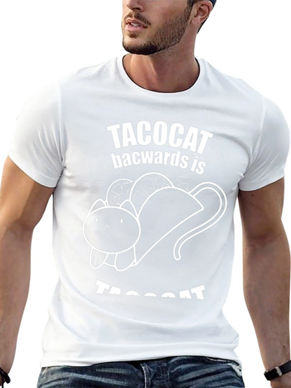 Taco Cat Backwards Funny T-Shirt