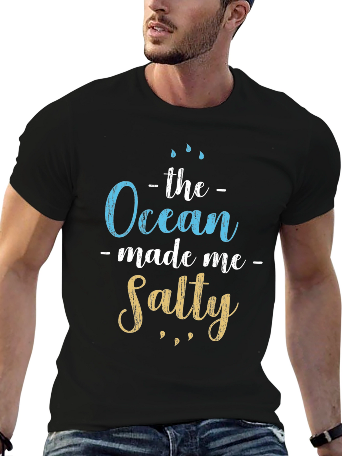 Ocean Made Me Salty Graphic Tee
