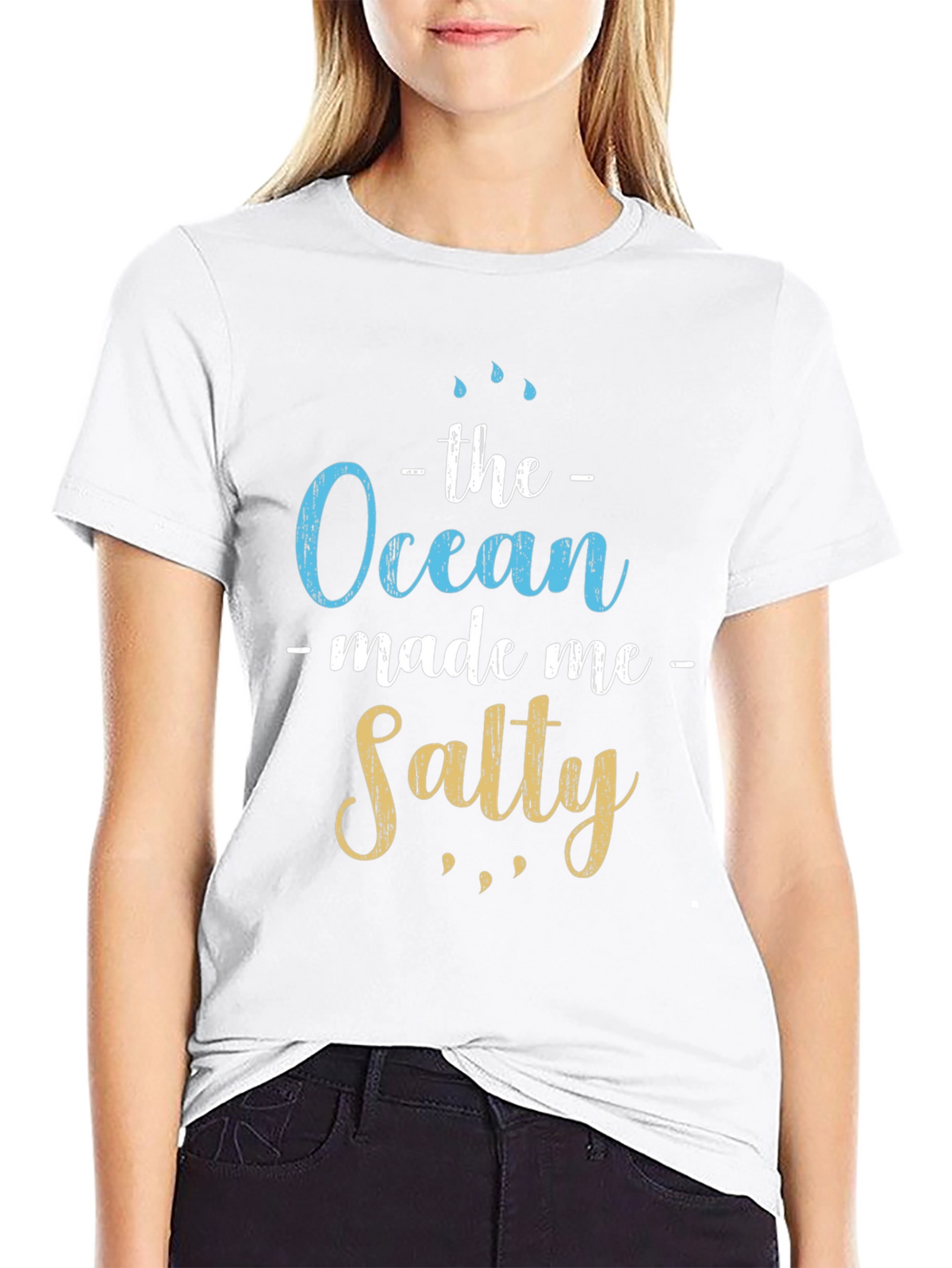 Ocean Made Me Salty Graphic Tee