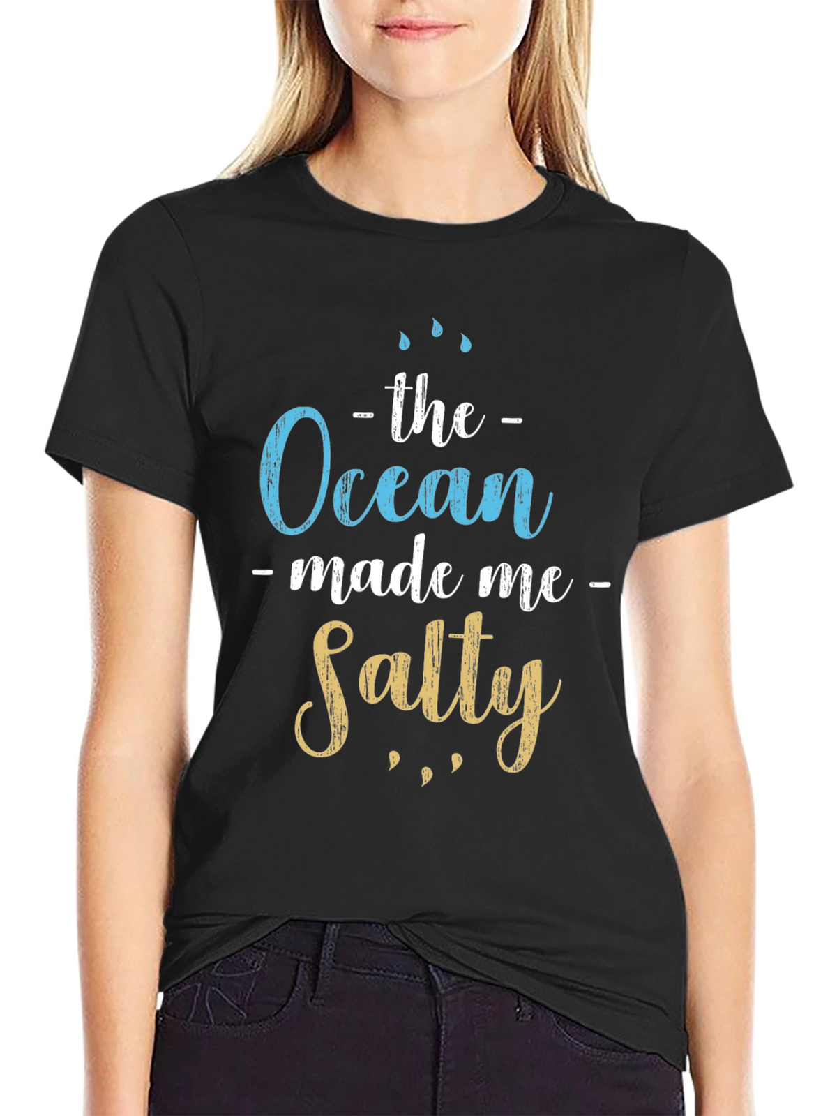 Ocean Made Me Salty Graphic Tee