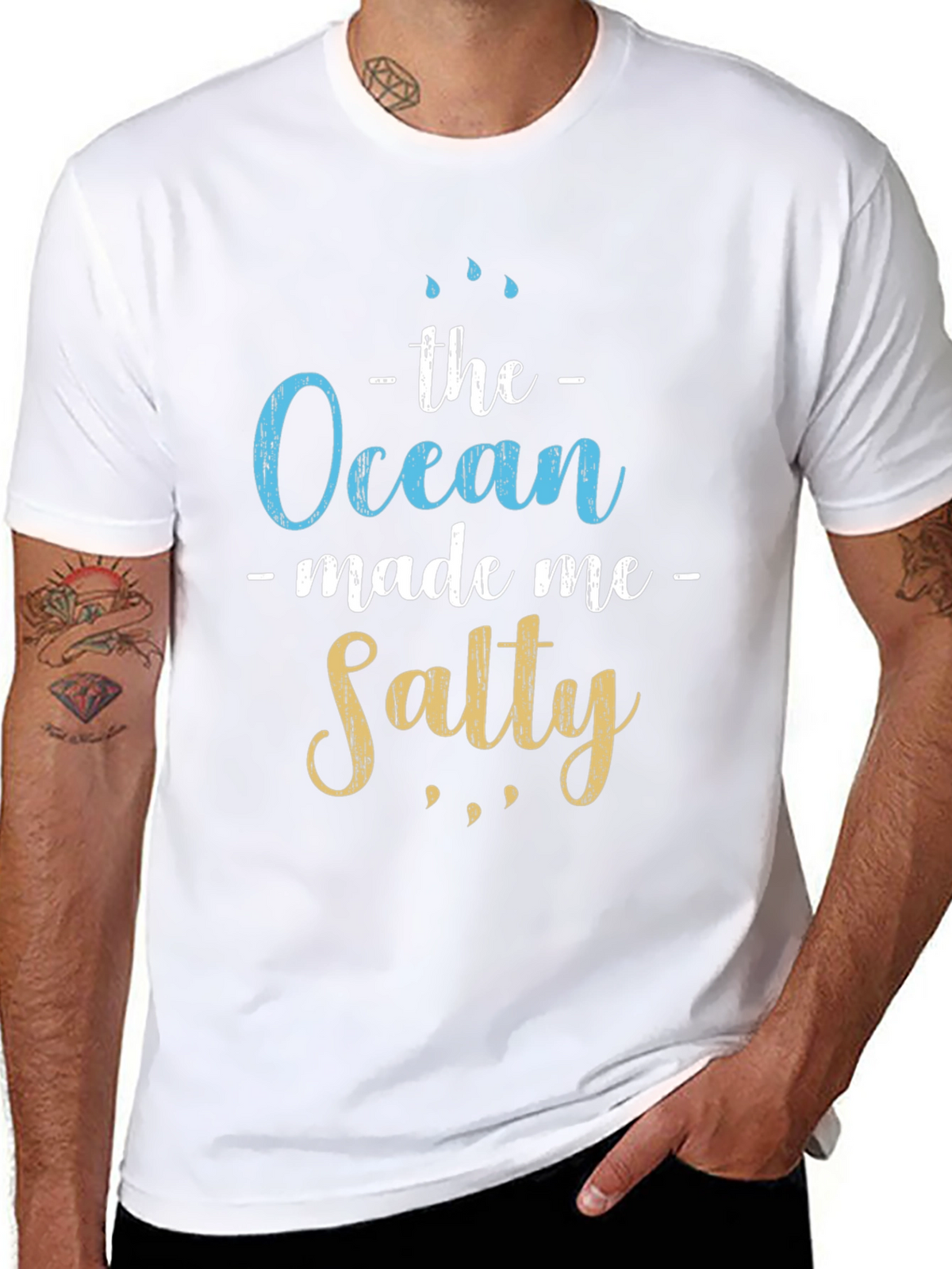 Ocean Made Me Salty Graphic Tee