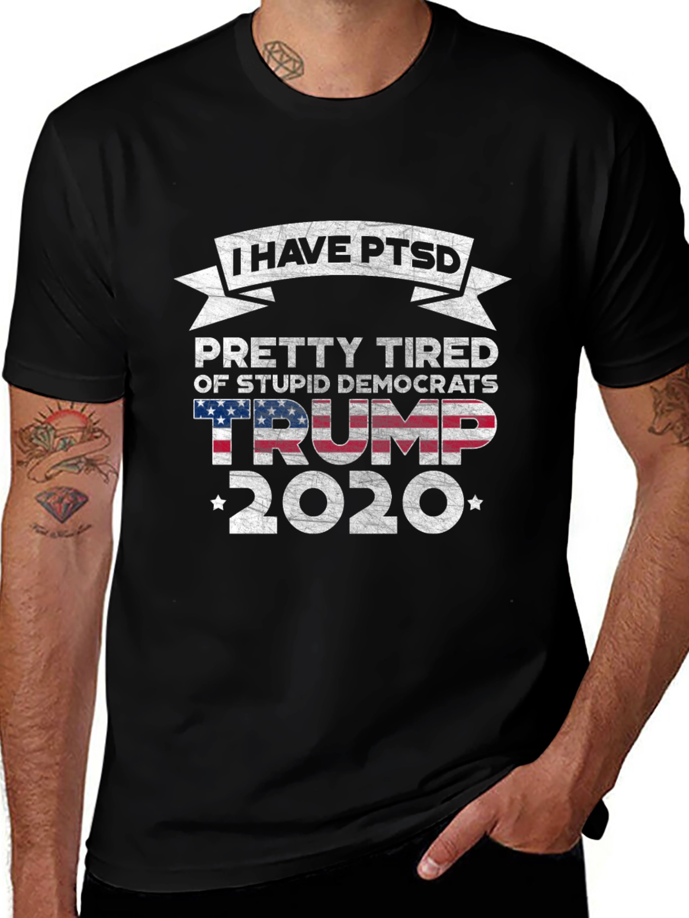 I Have PTSD Trump 2020 Graphic T-Shirt