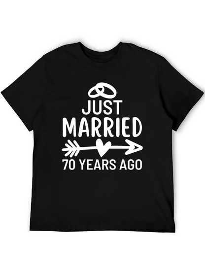 Just Married 70 Years Ago T-Shirt