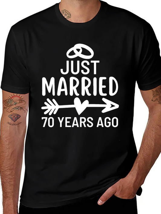Just Married 70 Years Ago T-Shirt