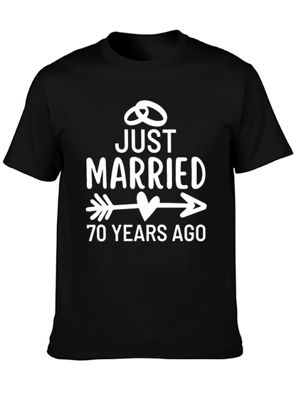 Just Married 70 Years Ago T-Shirt