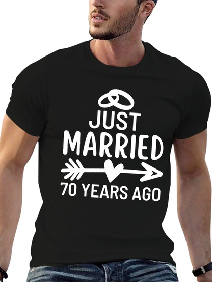 Just Married 70 Years Ago T-Shirt