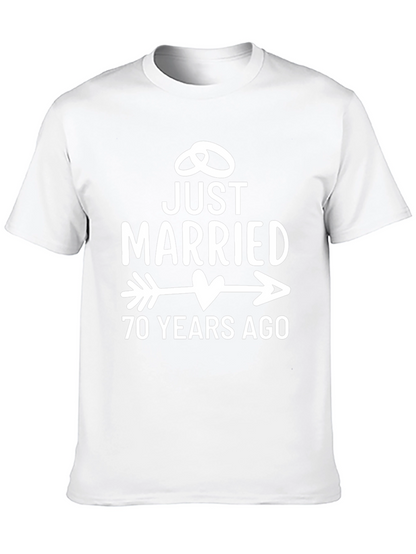 Just Married 70 Years Ago T-Shirt