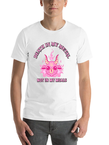 Death In My Metal T-Shirt - Cute Satanic Design
