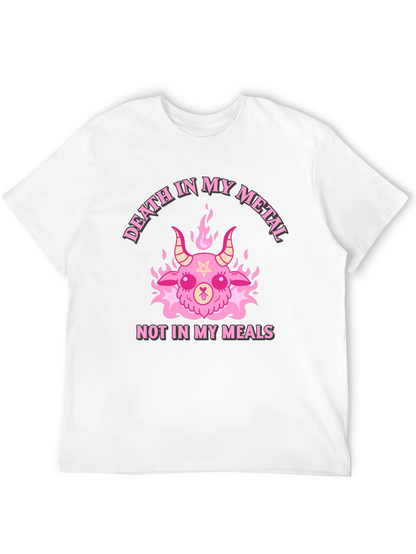 Death In My Metal T-Shirt - Cute Satanic Design