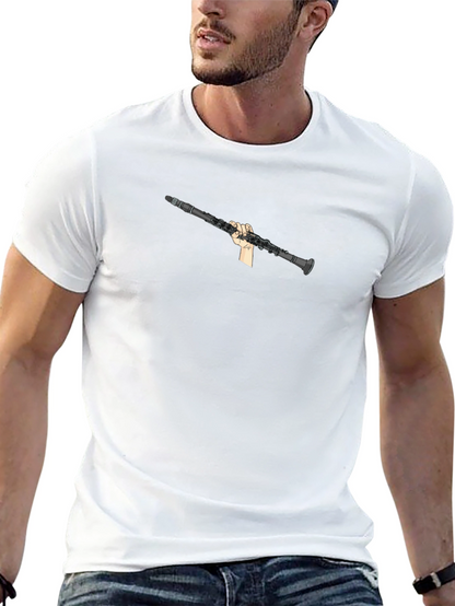 Clarinet Player Black T-Shirt - Music Lover Tee