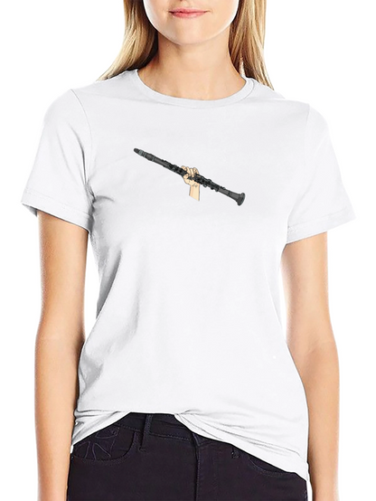 Clarinet Player Black T-Shirt - Music Lover Tee