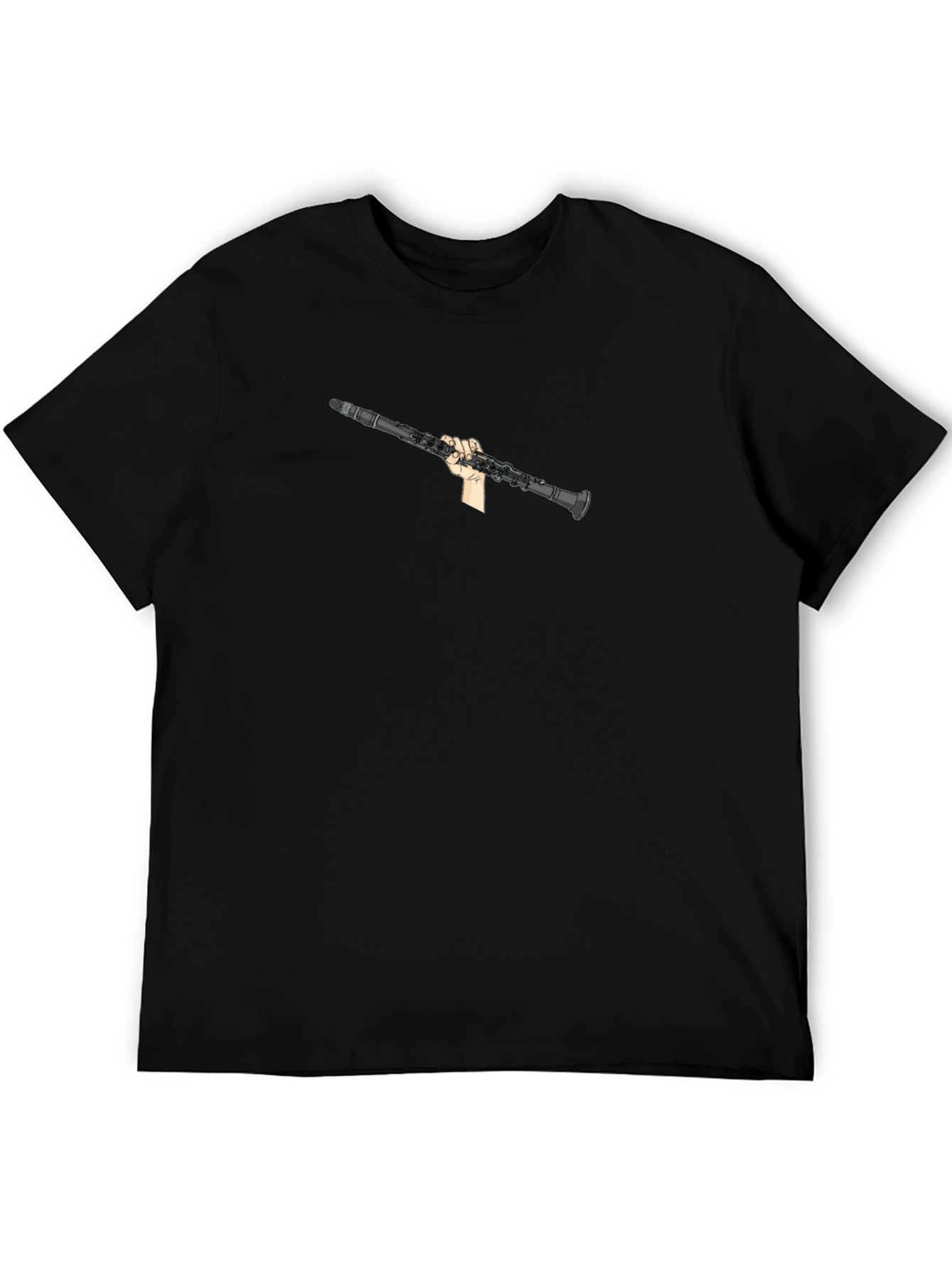 Clarinet Player Black T-Shirt - Music Lover Tee