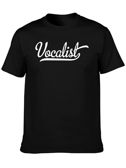 Vocalist T-Shirt - Stylish Music Lover Tee