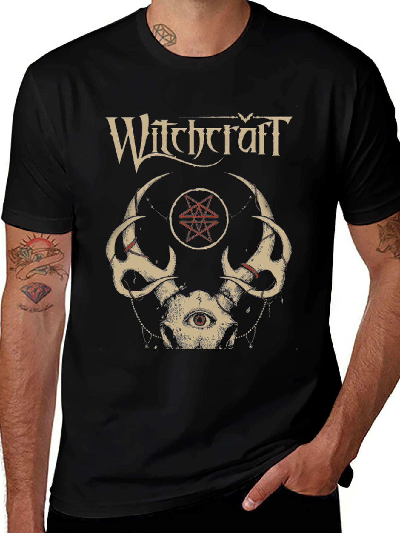 Witchcraft Band T-Shirt - Occult Graphic Tee