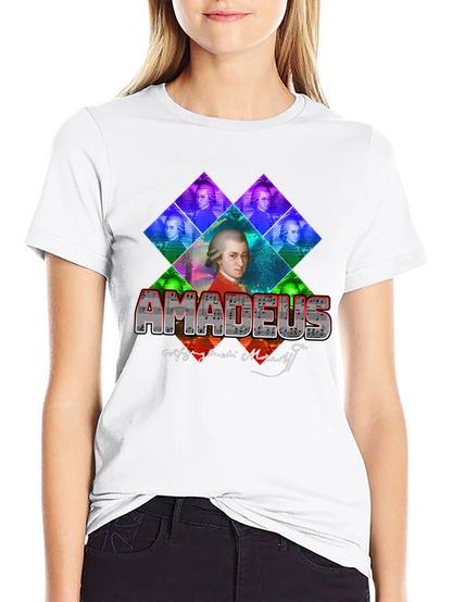 Amadeus Mozart Graphic T-Shirt - Classic Composer Tee