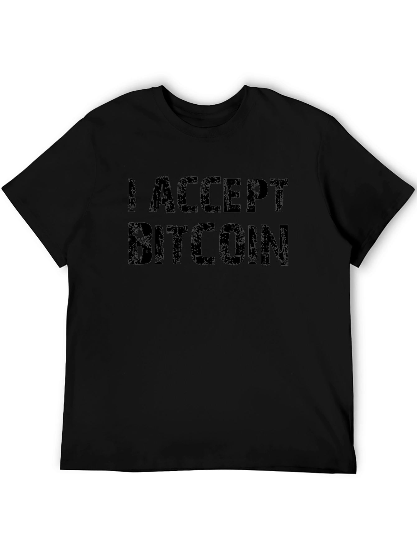 I Accept Bitcoin T-Shirt - Crypto Currency Tee