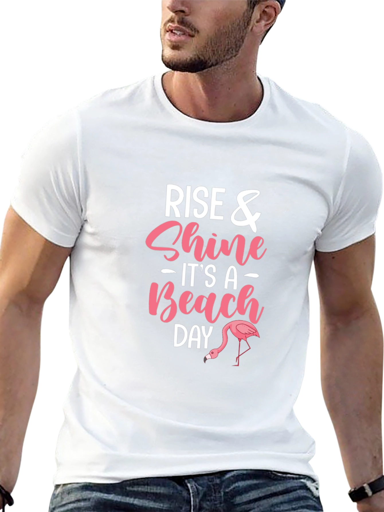 Rise and Shine Beach Day Graphic T-Shirt