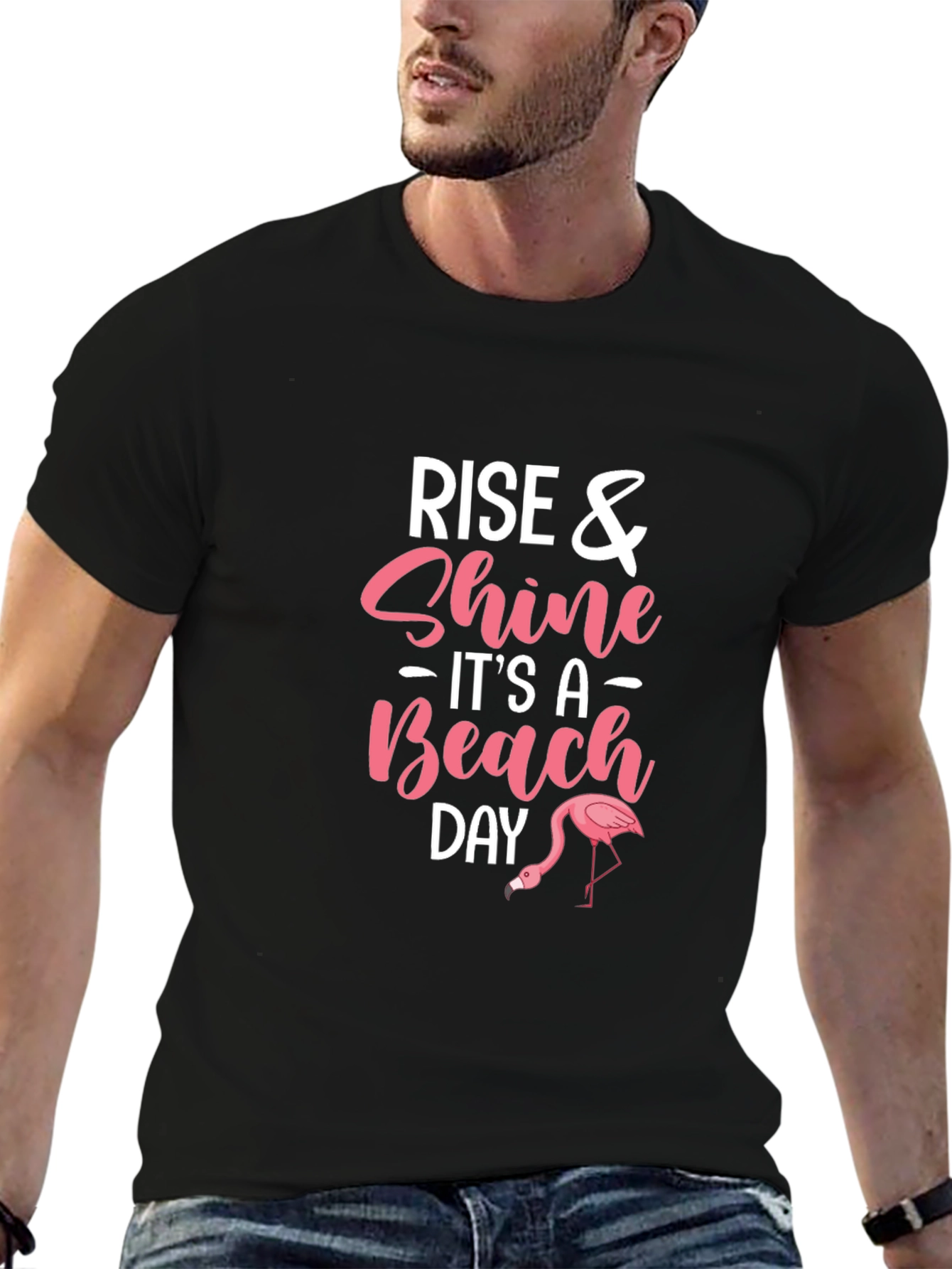 Rise and Shine Beach Day Graphic T-Shirt
