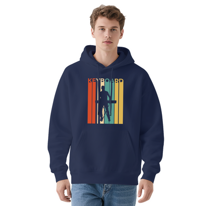 Colorful Keyboard Hoodie: Typing Enthusiast Design, Streetwear Comfort