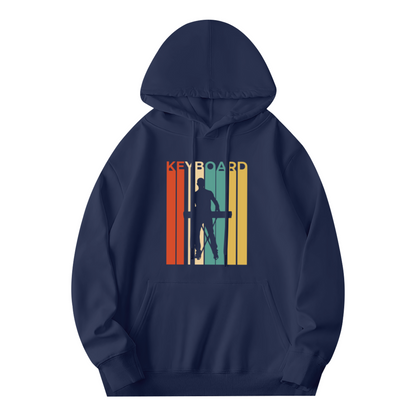 Colorful Keyboard Hoodie: Typing Enthusiast Design, Streetwear Comfort