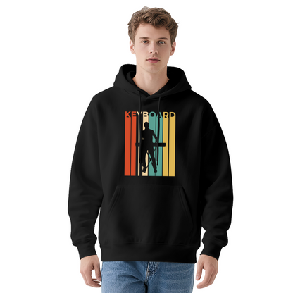 Colorful Keyboard Hoodie: Typing Enthusiast Design, Streetwear Comfort