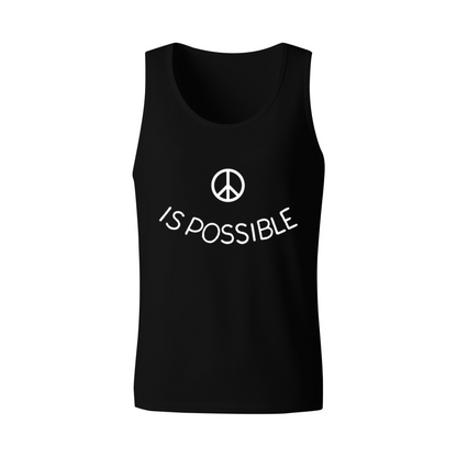 Peace Is Possible Peace Sign Anti War Casual Tank Top