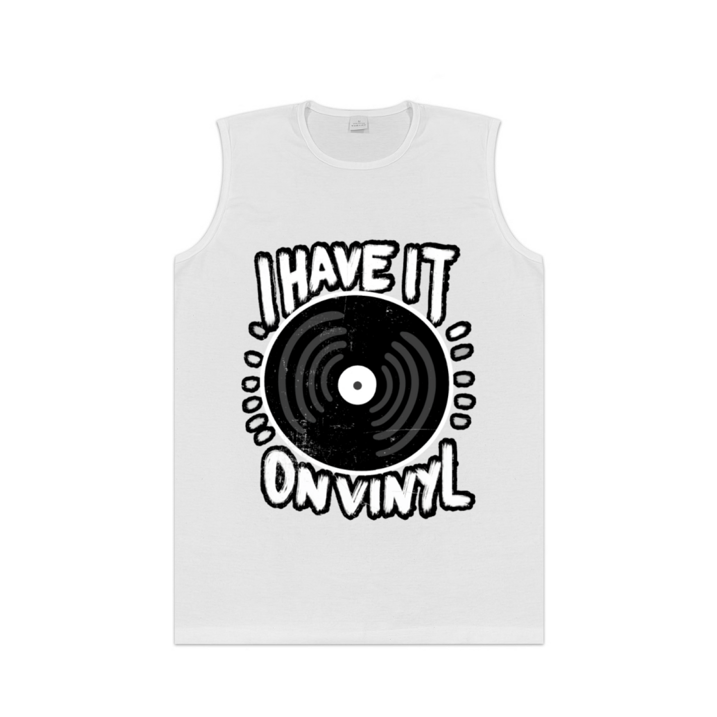 I Have It On Vinyl Retro Record Music Tank Top