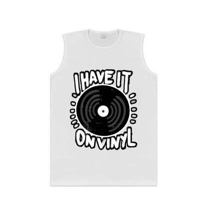 I Have It On Vinyl Retro Record Music Tank Top