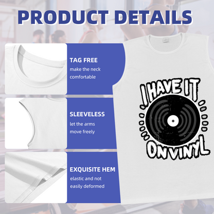 I Have It On Vinyl Retro Record Music Tank Top