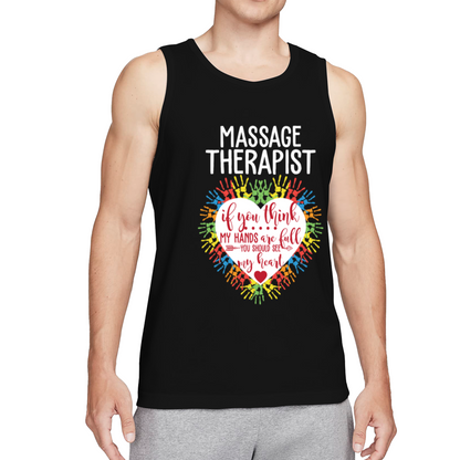 Massage Therapist Heart Art Gift Tank Top