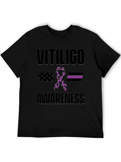 Vitiligo Awareness Ribbon T-Shirt